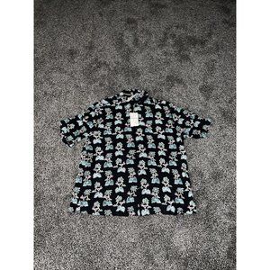 NWT Tommy Bahama Mens Martini Island BT Viscose Hawaiian Shirt Size XLB Black